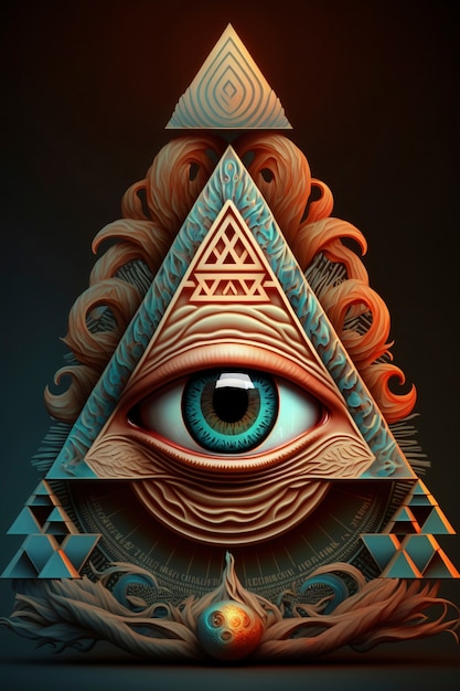 Le symbole de la société secrète illuminati