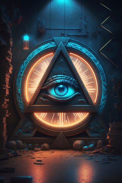 Le symbole de la société secrète illuminati