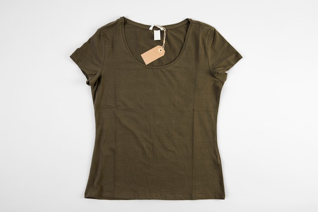 T-shirt vert foncé