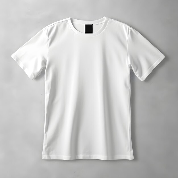 Photo gratuite t-shirt vierge sur fond gris