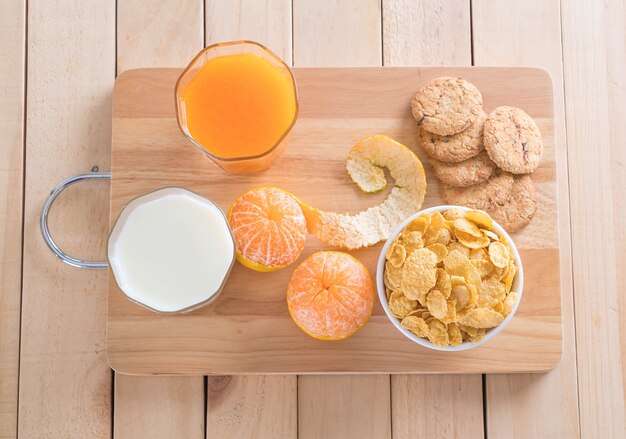 Table Set de petit-déjeuner