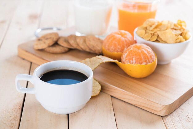 Table Set de petit-déjeuner