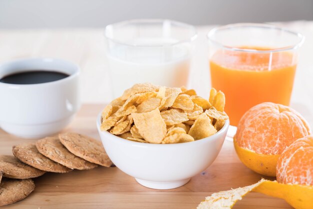 Table Set de petit-déjeuner