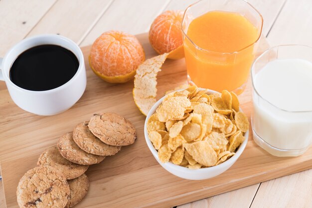 Table Set de petit-déjeuner