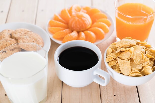 Table Set de petit-déjeuner