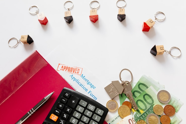 Photo gratuit tableau dans le bureau de l&#39;agent immobilier
