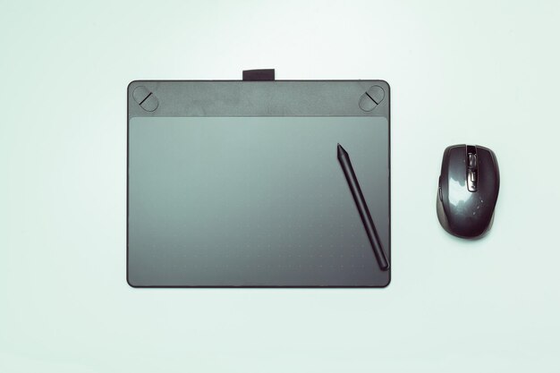 Tablette graphique de bureau d'artiste de concept