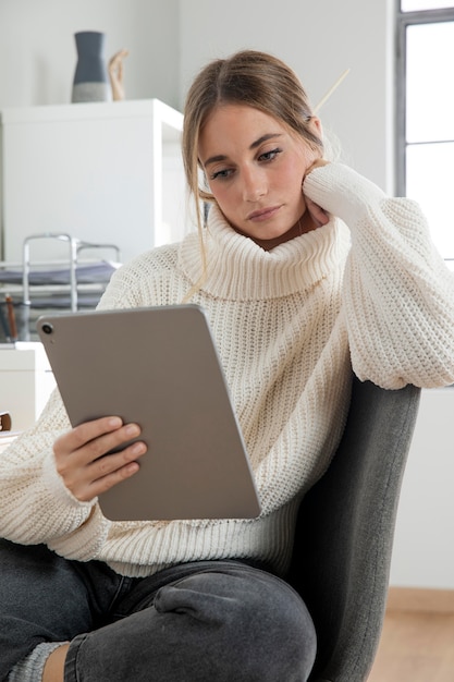 Tablette de tenue de pigiste à tir moyen