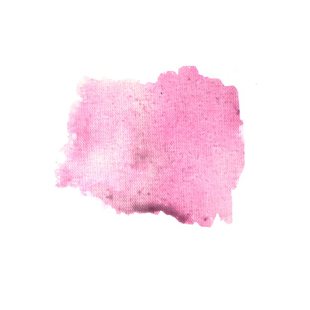 Tache rose sur papier blanc