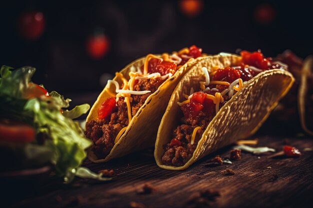 Des tacos délicieux.