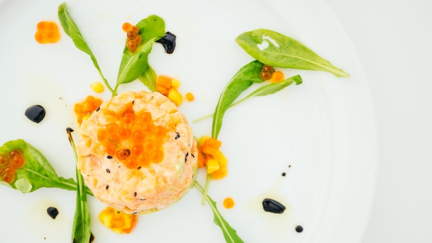 tartare de saumon