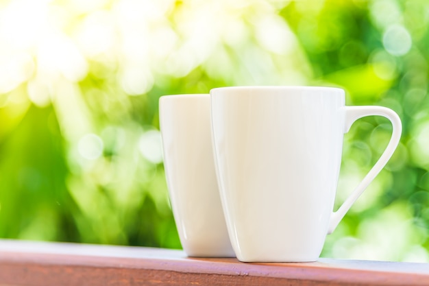 Tasse à café blanche