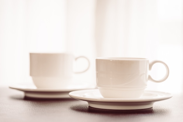 Photo gratuite tasse à café blanche
