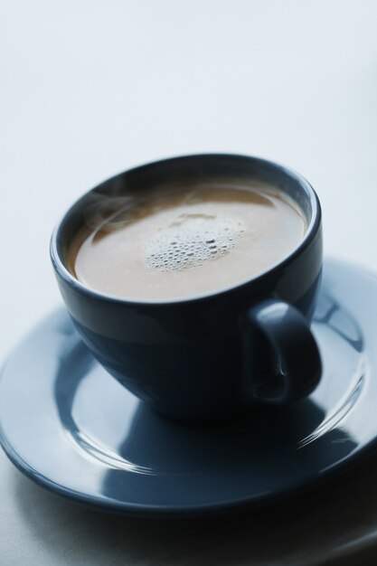 Tasse à café avec café chaud