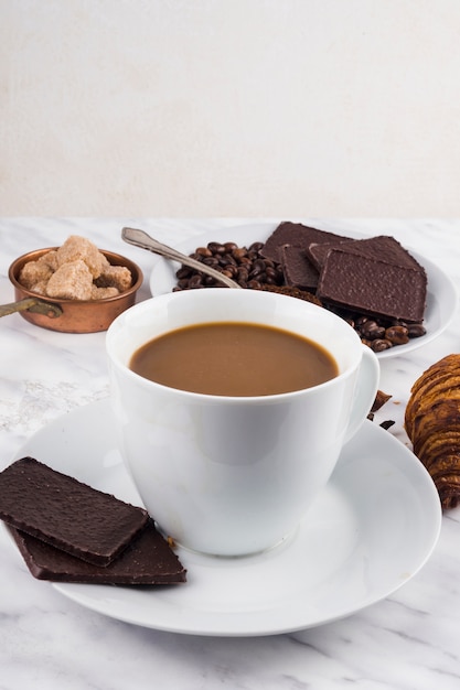 Tasse de café délicieux