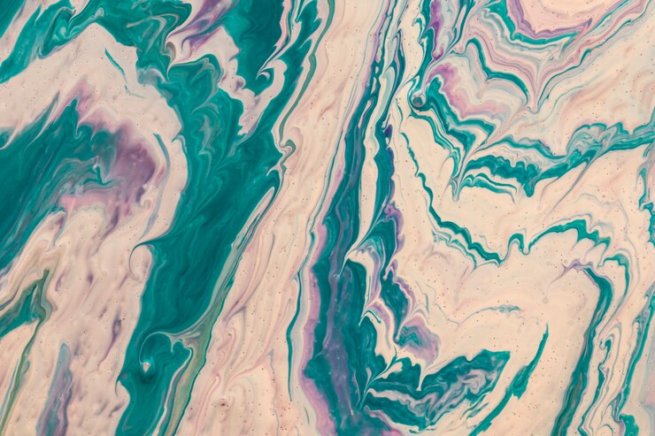 Photo gratuit technique de drainage rose et bleu en acrylique