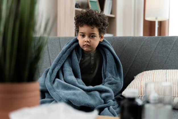 Téléconsultation médicale pour patient malade à domicile