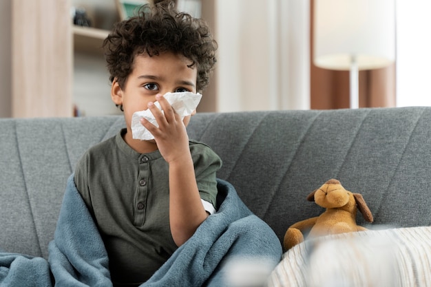 Téléconsultation médicale pour patient malade à domicile