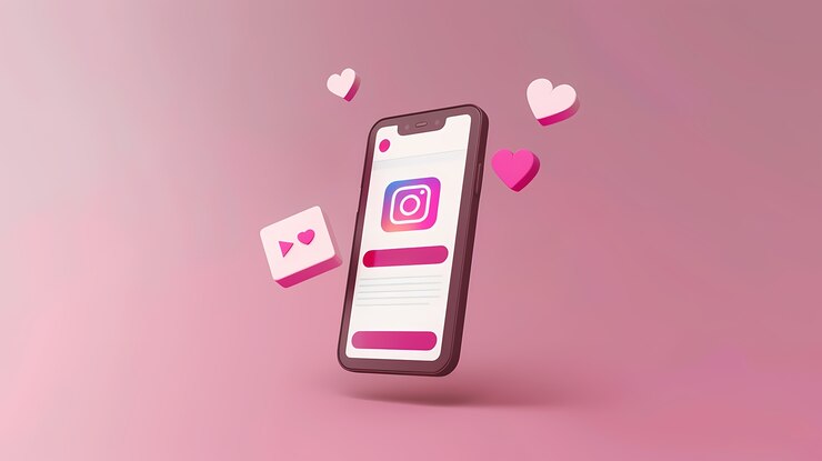 Photo gratuit un téléphone réaliste avec des médias sociaux