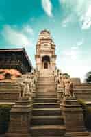 Photo gratuite temple hindou sur la place bhaktapur durbar, népal