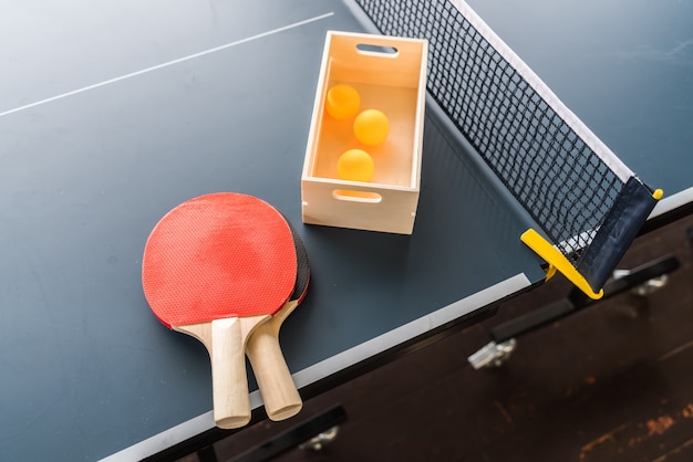 Photo gratuite tennis de table ou ping-pong