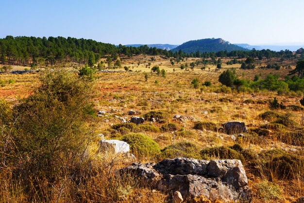 Terrain montagneux dans la province de Cuenca