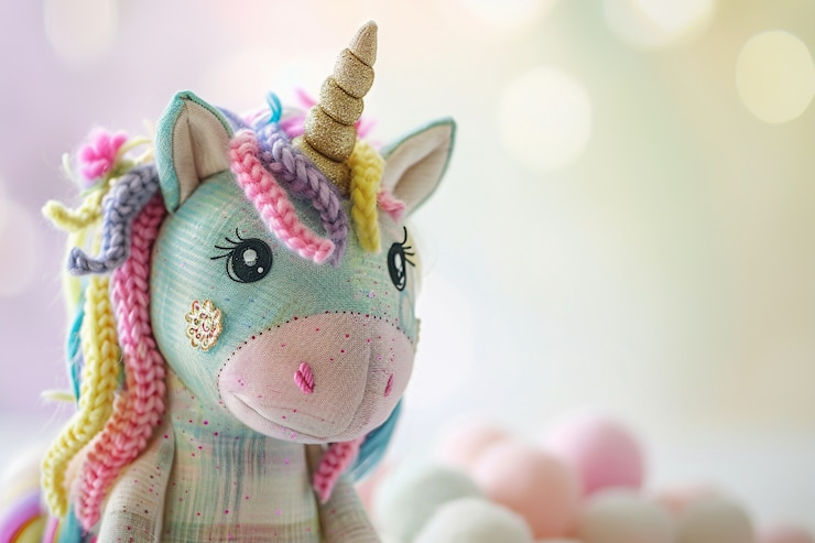 Photo gratuit la tête d'une licorne fantastique