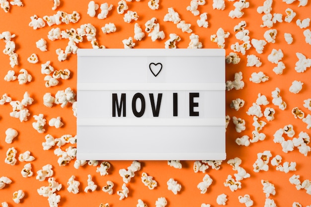 Texte du film sur lightbox