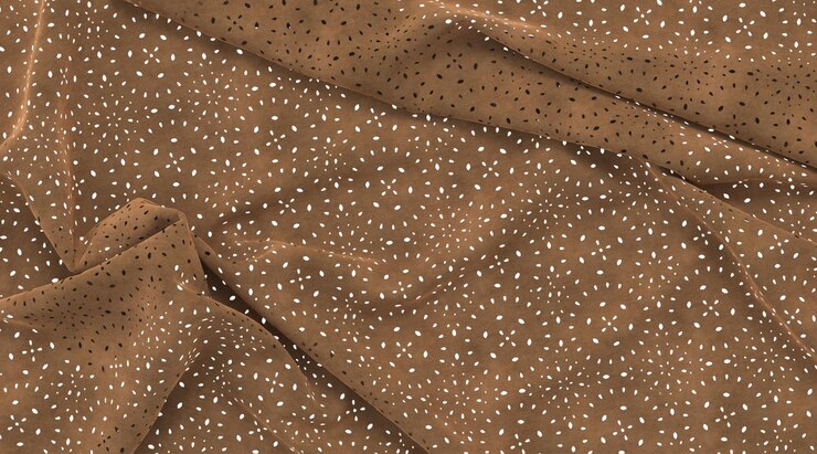 Photo gratuit textile en tissu marron élégant