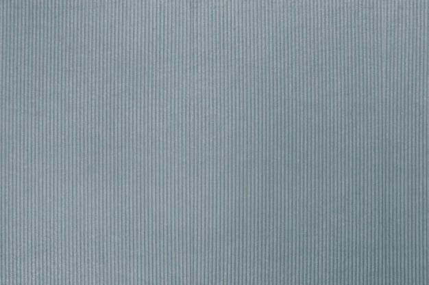 Photo gratuite textile velours côtelé gris bleuté texturé