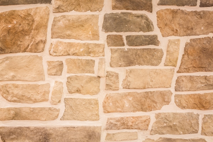 Photo gratuit texture de blocs de pierre mur