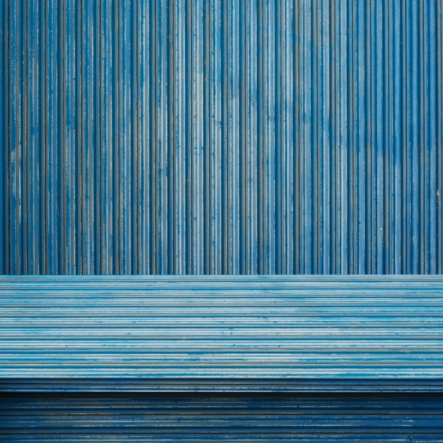 Texture de bois bleu