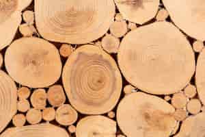 Photo gratuite texture en bois naturel à plat