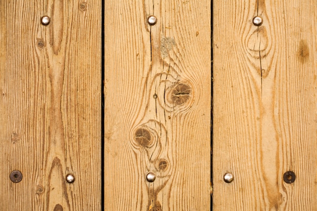 Texture en bois avec des ongles