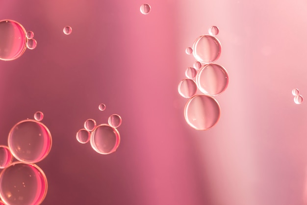 Photo gratuite texture de bulles abstraites roses