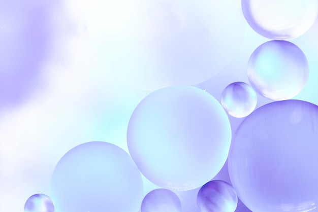 Texture de bulles abstraites violettes et bleues