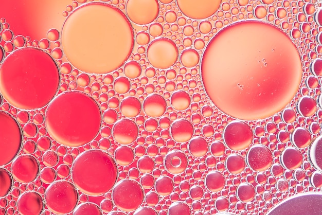Photo gratuite texture de bulles colorées abstraites