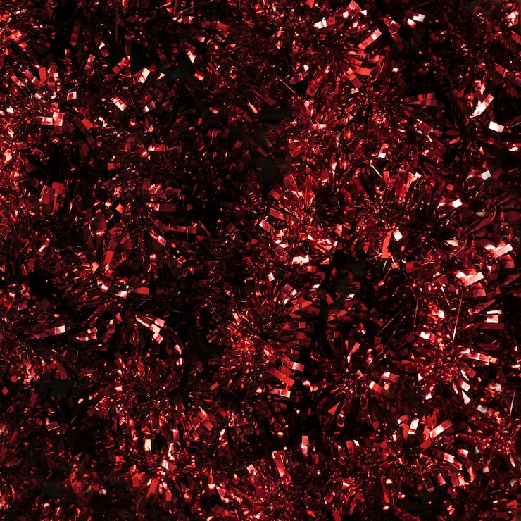 Photo gratuit texture de clinquant rouge se bouchent