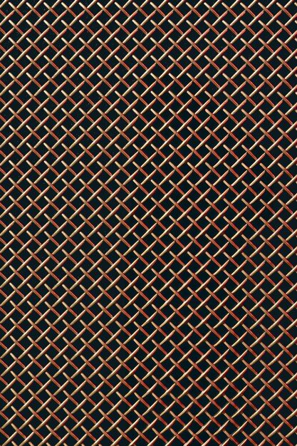 Texture de close-up de grille métallique d'un haut-parleur de musique dans un éclairage coloré