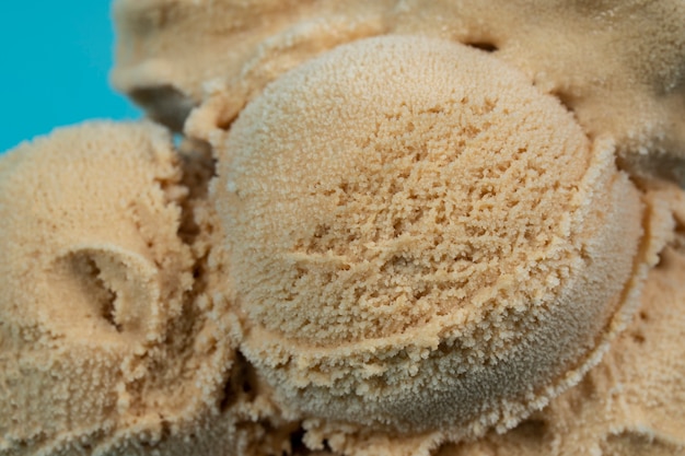 Texture de crème glacée au nougat