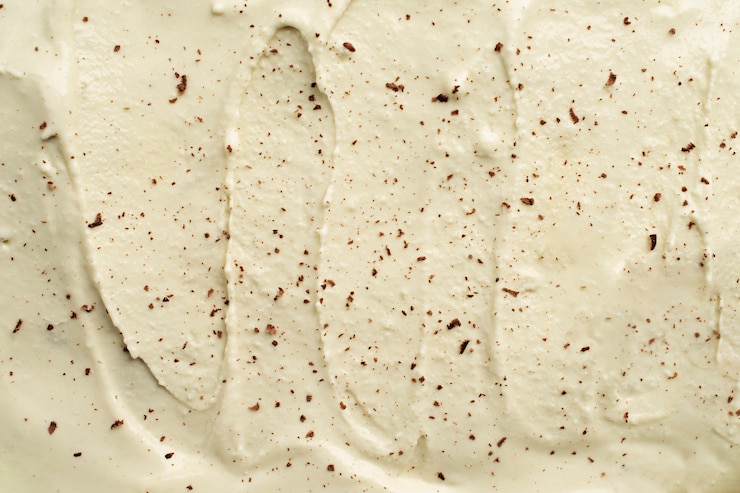 Photo gratuit texture de crème glacée à la vanille