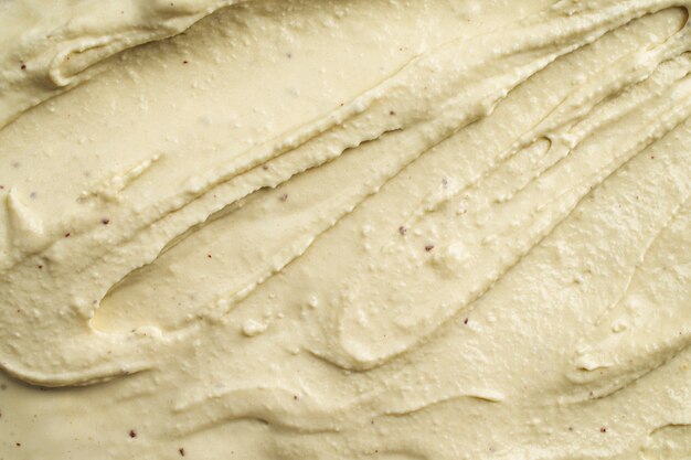 Texture de crème glacée à la vanille