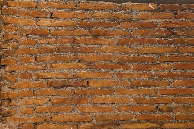 Texture du mur de briques rugueuses