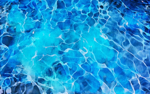 texture de l'eau de style aquarelle