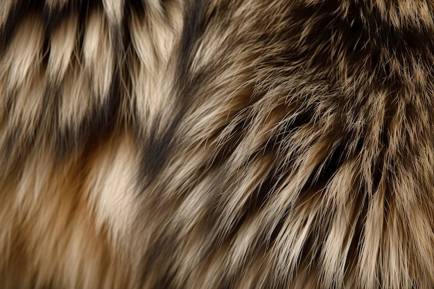 Texture de fourrure motif animal sauvage