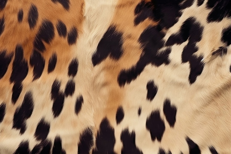 Photo gratuit texture de fourrure motif guépard