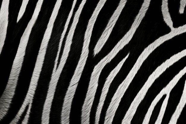 Texture de fourrure motif zèbre