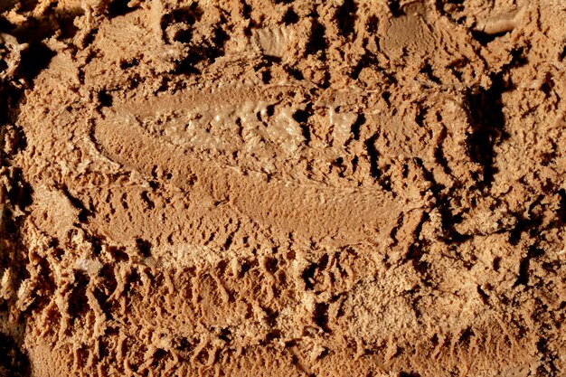 Texture de glace au chocolat