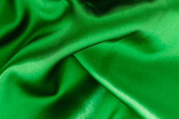 Texture matérielle de tissu vert élégant lisse