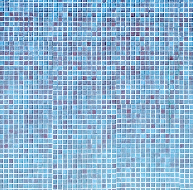 Texture de mosaïque de piscine bleue